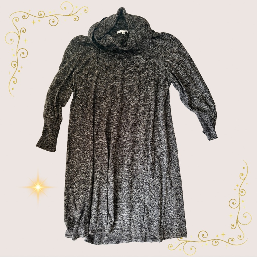Studio One Charcoal Knit Dress